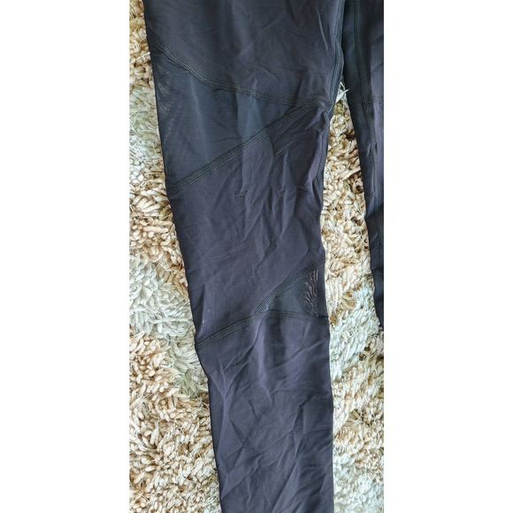 MICHI Black Athletic Mesh Panel Leggings Small‎ - Picture 3 of 4